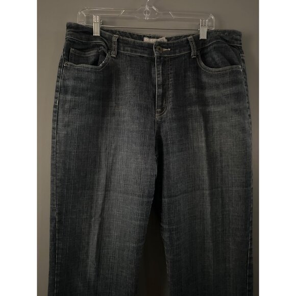 Chico’s Platinum Straight Leg Jeans Women’s Size 2.5 women’s 14–16 y2k preppy - Picture 1 of 8